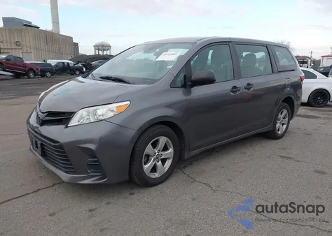 2018 Toyota Sienna L 7 Passenger from USA, damaged, VIN 5TDZZ3DC4JS922420